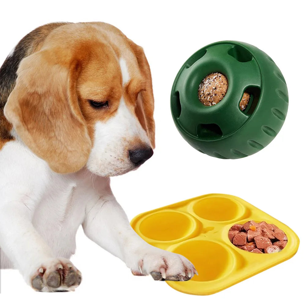 Frozen Treat Toy for Dogs with a food tray
