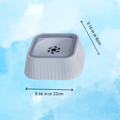 Anti Splash water bowl for dogs dimensions