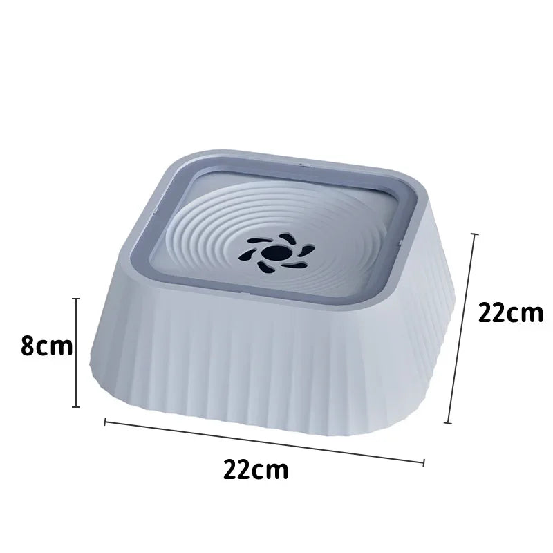 Anti Splash water bowl for dogs blue color