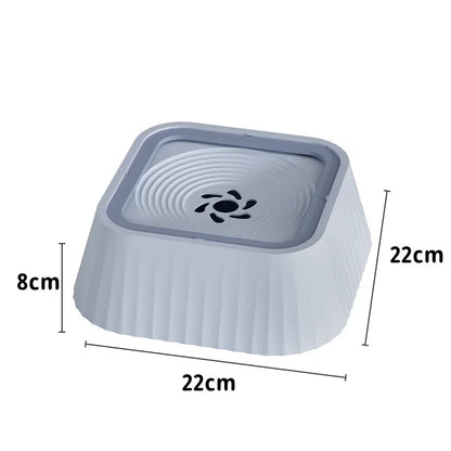 Anti Splash water bowl for dogs blue color
